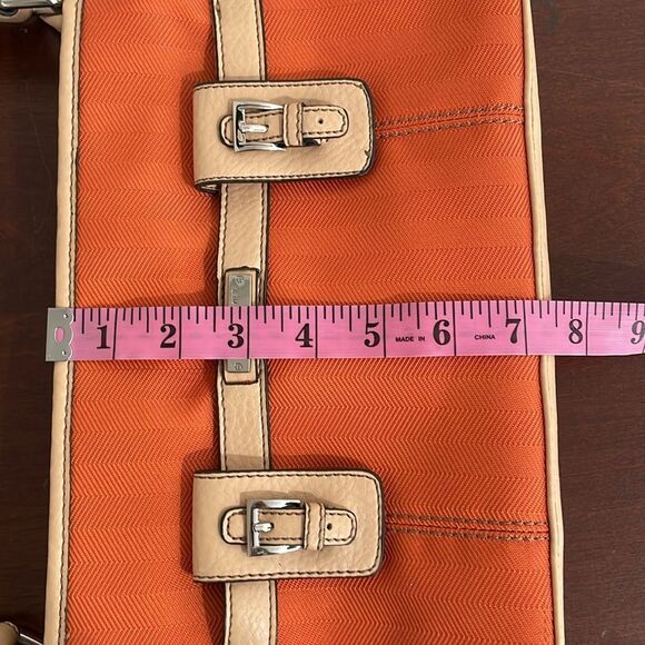 Etienne Aigner Shoulder Bag Medium Orange Purse - Picture 10 of 11